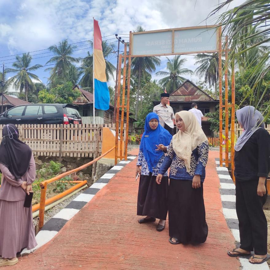 Pendampingan Tim Pokja Kabupaten Sehat di Desa Mario Kecamatan Tanasitolo