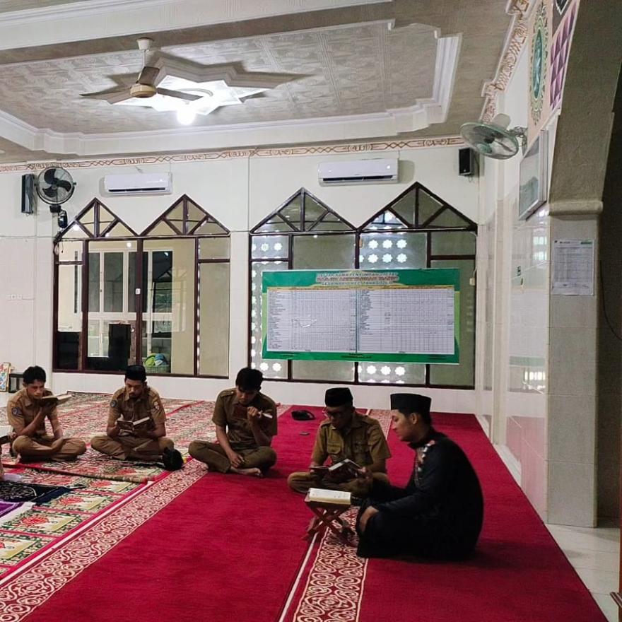 Gerakan Senin Kamis Gemilang, Pemdes Mario Semarakkan Ramadhan dengan Shalat Dhuha dan Mengaji 